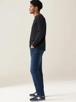 Jeans|Next Mediumblauw - Enkele - Skinny fit klassieke stretchy jeans