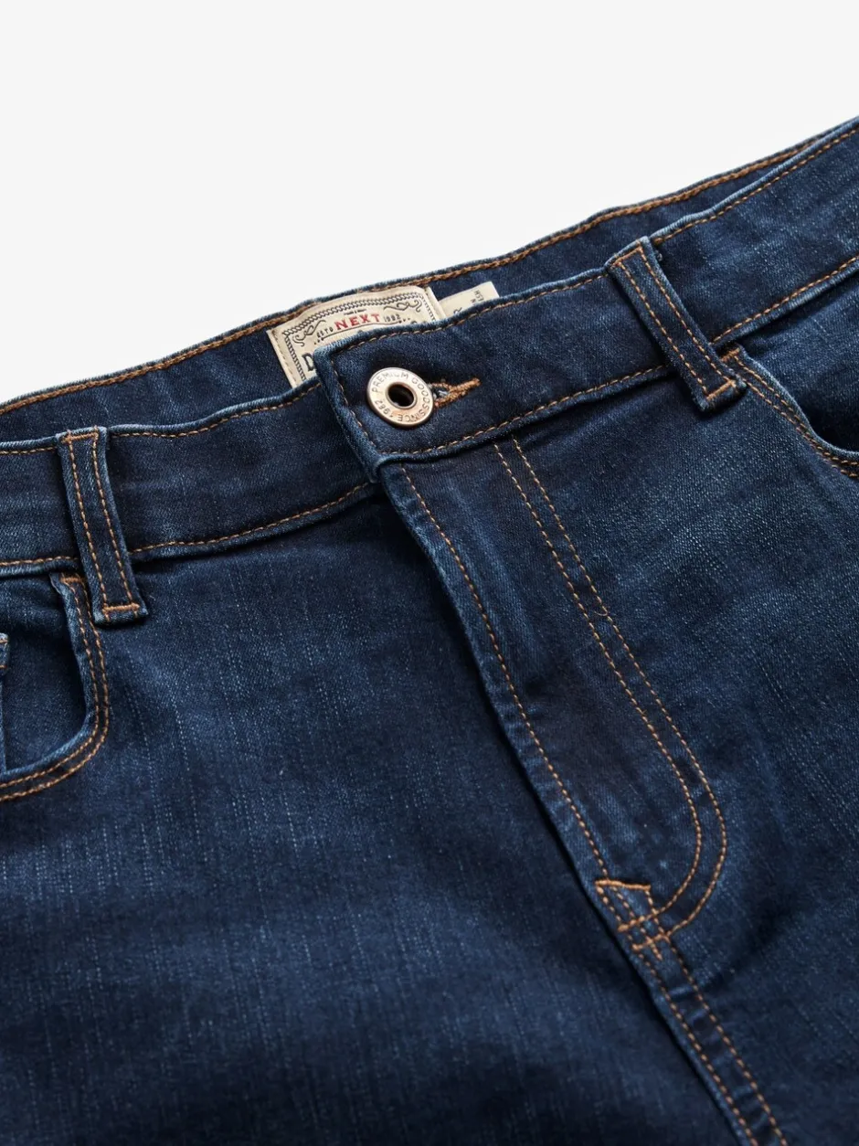 Jeans|Next Mediumblauw - Enkele - Skinny fit klassieke stretchy jeans