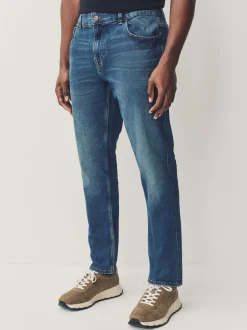 Jeans*Next Mediumblauw - Slim Fit - Authentieke stretch denim jeans