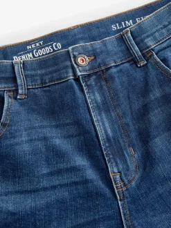Jeans*Next Mediumblauw - Slim Fit - Authentieke stretch denim jeans