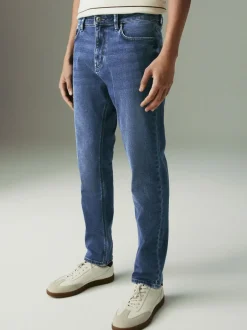 Jeans*Next Mediumblauw - Slim Fit - Motionflex jeans