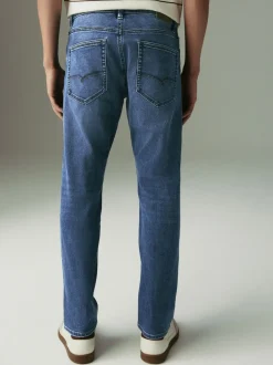 Jeans*Next Mediumblauw - Slim Fit - Motionflex jeans