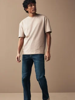Jeans*Next Medium-indigoblauw - Straight fit - Motionflex jeans