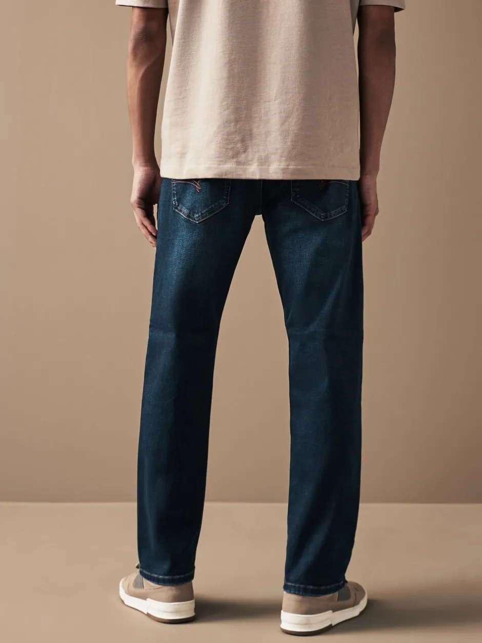 Jeans*Next Medium-indigoblauw - Straight fit - Motionflex jeans