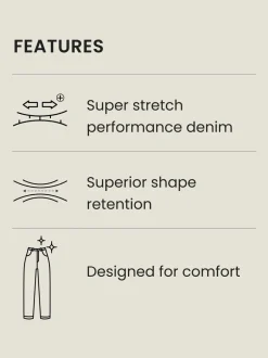 Jeans*Next Medium-indigoblauw - Straight fit - Motionflex jeans