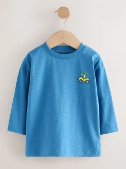 Tops|T-Shirts*Next Meerdere dieren op transport - Set van 5 T-shirts met lange mouwen (3 mnd-7 jr)