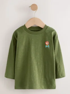 Tops|T-Shirts*Next Meerdere dieren op transport - Set van 5 T-shirts met lange mouwen (3 mnd-7 jr)