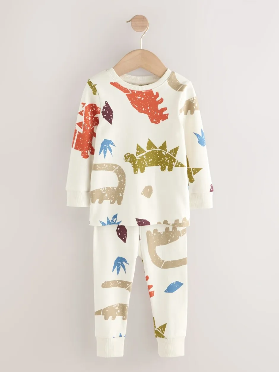 Pyjama's|Nachtkleding En Pyjama's*Next Meerdere felle kleuren met dino - Verpakking van 3 knusse pyjama's (9 mnd-10 jr)