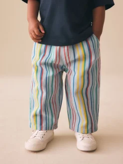 Broeken En Chino's*Next Meerdere strepen - Wijde broek met elastische taille (3mnd-7jr)