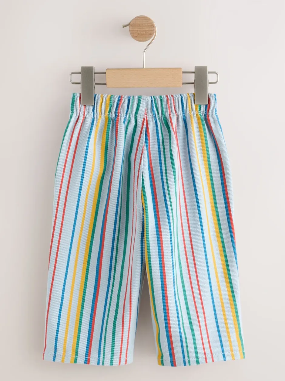 Broeken En Chino's*Next Meerdere strepen - Wijde broek met elastische taille (3mnd-7jr)
