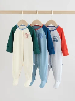 Babypakjes En Babypyjama's*Next - Verpakking van 3 babypyjama's (0 mnd-3 jr) Meerkleurig collegesportstijl