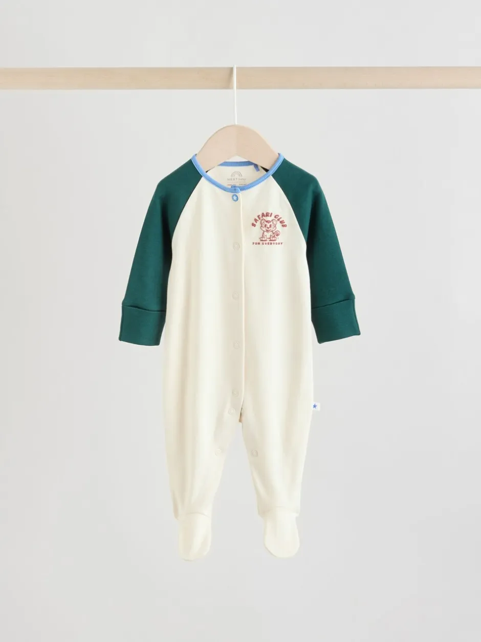 Babypakjes En Babypyjama's*Next - Verpakking van 3 babypyjama's (0 mnd-3 jr) Meerkleurig collegesportstijl