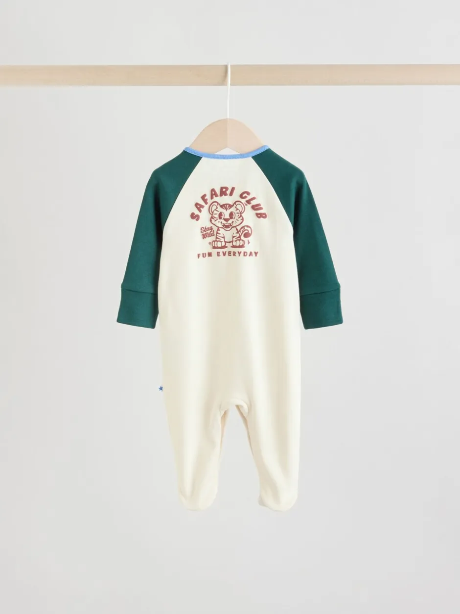 Babypakjes En Babypyjama's*Next - Verpakking van 3 babypyjama's (0 mnd-3 jr) Meerkleurig collegesportstijl