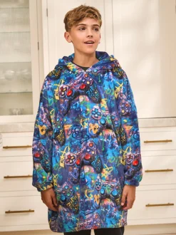 Nachtkleding En Pyjama's*Next - Fleece deken met capuchon (3-16jr) Meerkleurig gamer