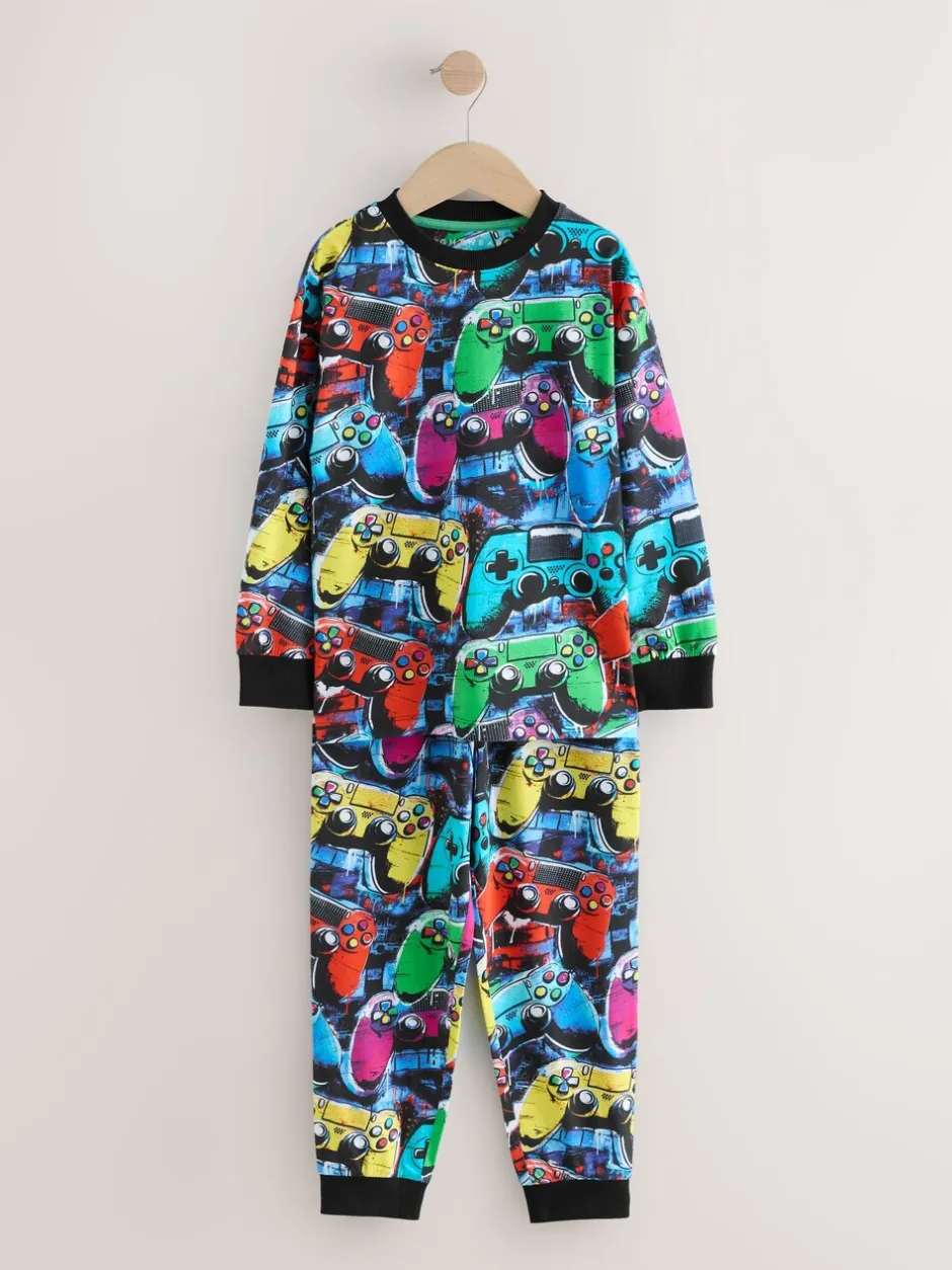 Pyjama's|Nachtkleding En Pyjama's*Next Meerkleurig gamer - Verpakking van 2 pyjama's met lange mouwen (3-16 jr)