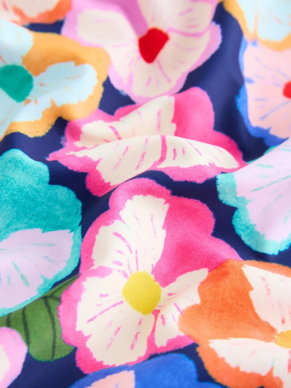 Badkleding|Next - Scallop Edge Swimsuit (3-16yrs) Meerkleurig met bloemen