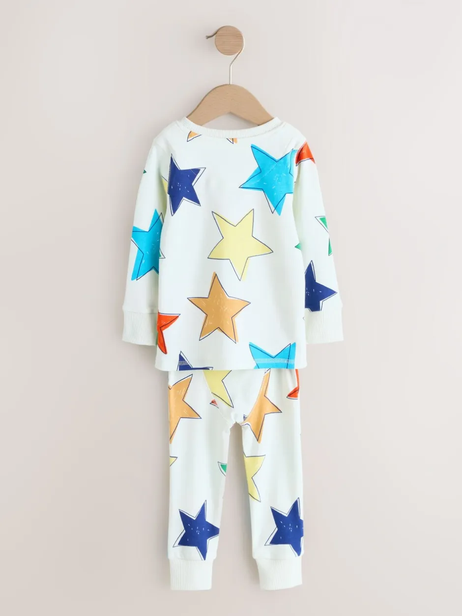 Pyjama's|Nachtkleding En Pyjama's|Next - Verpakking van 3 knusse pyjama's (9 mnd-10 jr) Meerkleurig sterren