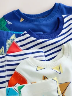 Pyjama's|Nachtkleding En Pyjama's|Next - Verpakking van 3 knusse pyjama's (9 mnd-10 jr) Meerkleurig sterren