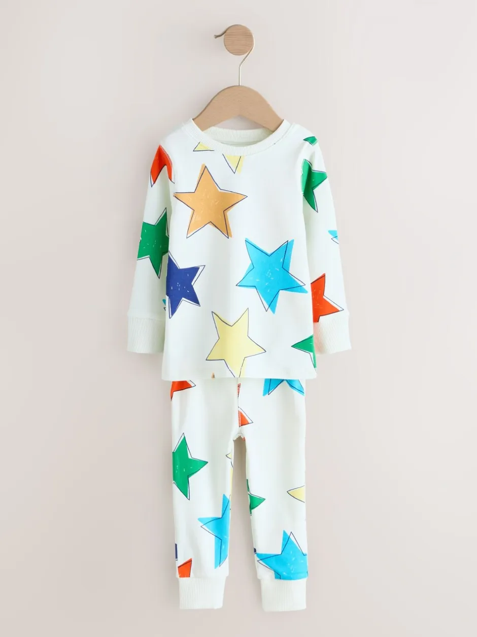 Pyjama's|Nachtkleding En Pyjama's|Next - Verpakking van 3 knusse pyjama's (9 mnd-10 jr) Meerkleurig sterren