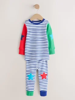 Pyjama's|Nachtkleding En Pyjama's|Next - Verpakking van 3 knusse pyjama's (9 mnd-10 jr) Meerkleurig sterren