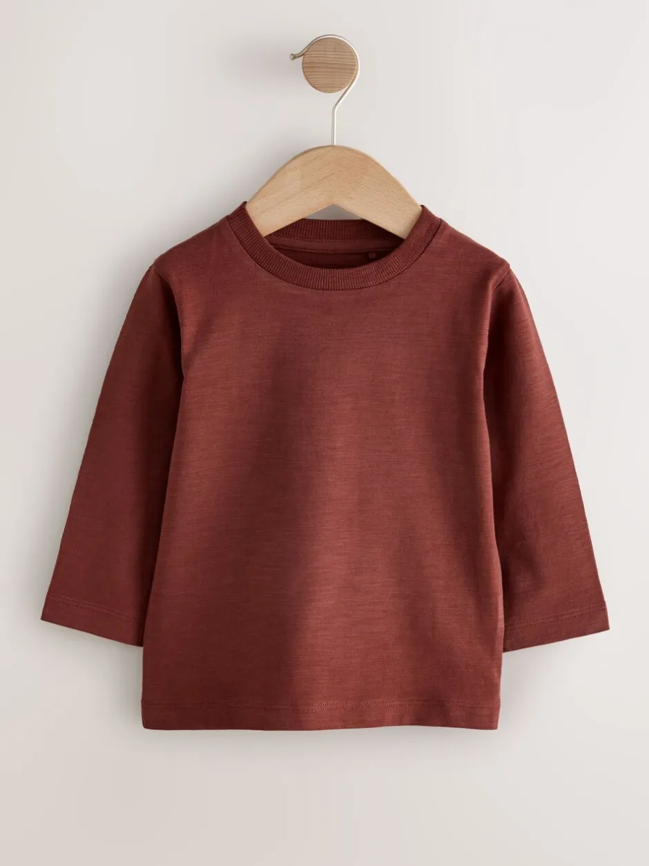 Tops|Multipacks*Next - Set van 5 T-shirts met lange mouwen (3 mnd-7 jr) Meerkleurig voertuigen