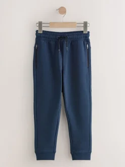 Joggingbroeken*Next - Verpakking van 3 slim fit joggingbroeken met (3-16jaar) Meerkleurig Zwart/Marine/Mineraal