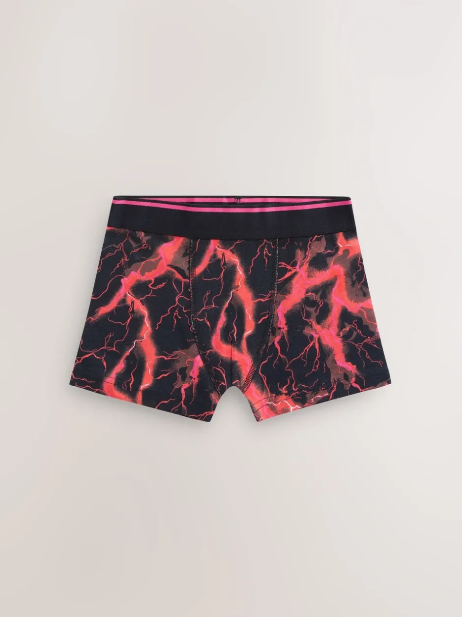Ondergoed*Next - Verpakking van 7 boxers (3-16jr) Meerkleurige bliksemprint