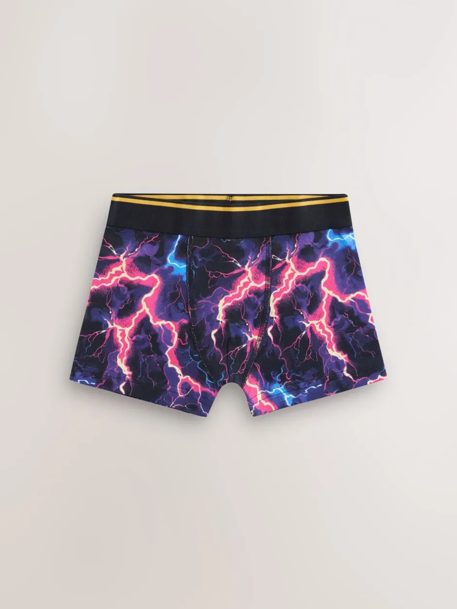 Ondergoed*Next - Verpakking van 7 boxers (3-16jr) Meerkleurige bliksemprint