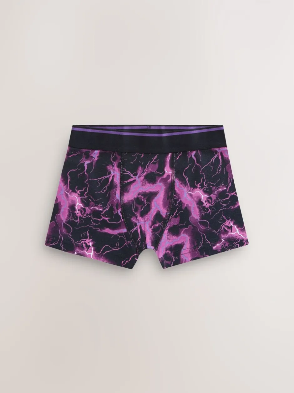 Ondergoed*Next - Verpakking van 7 boxers (3-16jr) Meerkleurige bliksemprint