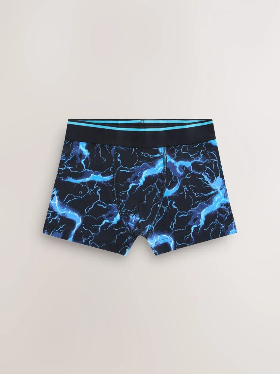 Ondergoed*Next - Verpakking van 7 boxers (3-16jr) Meerkleurige bliksemprint