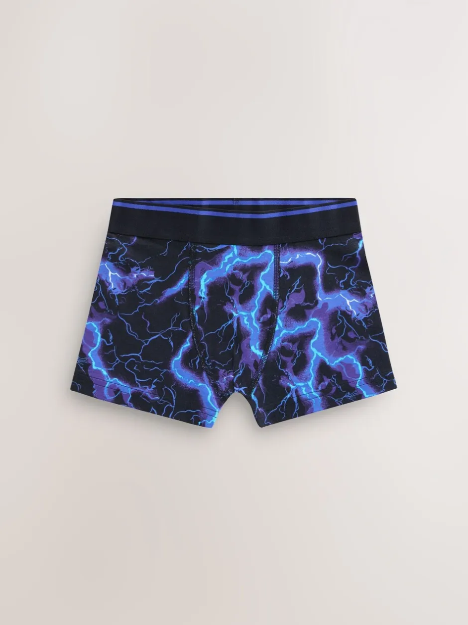 Ondergoed*Next - Verpakking van 7 boxers (3-16jr) Meerkleurige bliksemprint