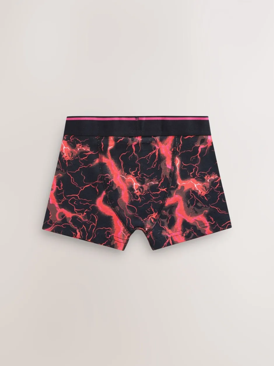 Ondergoed*Next - Verpakking van 7 boxers (3-16jr) Meerkleurige bliksemprint