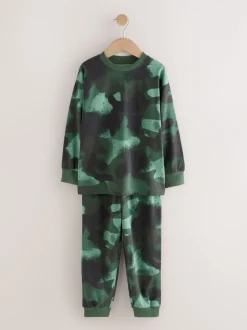 Pyjama's|Nachtkleding En Pyjama's|Next Meerkleurige camouflageprint - Verpakking van 3 pyjama's met lange mouwen (3-16 jr)