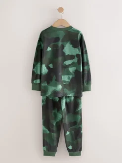 Pyjama's|Nachtkleding En Pyjama's|Next Meerkleurige camouflageprint - Verpakking van 3 pyjama's met lange mouwen (3-16 jr)