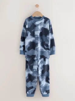 Pyjama's|Nachtkleding En Pyjama's|Next Meerkleurige camouflageprint - Verpakking van 3 pyjama's met lange mouwen (3-16 jr)