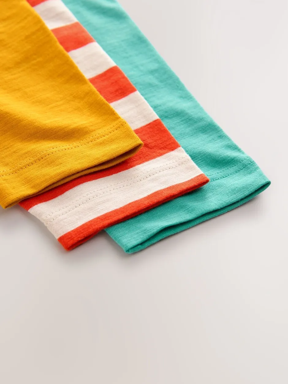 Tops|T-Shirts|Next Meerkleurige Digger - Set van 3 T-shirts met grafische print en lange mouwen (3mnd-7jr)