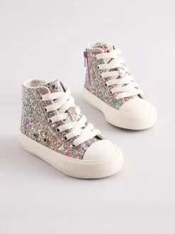 Sneakers|Next - Hoge sneakers Meerkleurige glitter