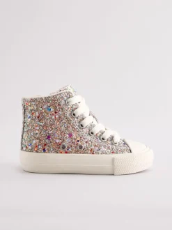 Sneakers|Next - Hoge sneakers Meerkleurige glitter