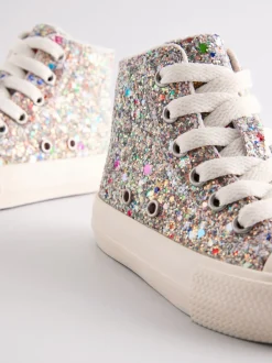 Sneakers|Next - Hoge sneakers Meerkleurige glitter