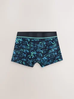 Ondergoed*Next Meerkleurige grafittiprint - Verpakking van 5 trunks (3-16jr)