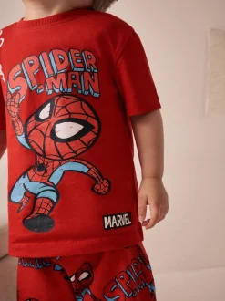 Pyjama's|Nachtkleding En Pyjama's*Next Meerkleurige mini Marvel - 100% katoenen korte pyjama's verpakking van 3 (12 mnd - 11 jr)