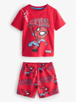 Pyjama's|Nachtkleding En Pyjama's*Next Meerkleurige mini Marvel - 100% katoenen korte pyjama's verpakking van 3 (12 mnd - 11 jr)
