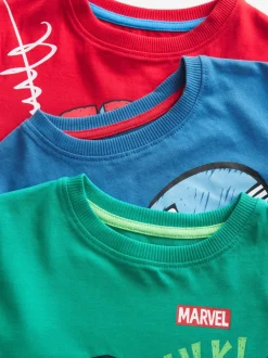 Pyjama's|Nachtkleding En Pyjama's*Next Meerkleurige mini Marvel - 100% katoenen korte pyjama's verpakking van 3 (12 mnd - 11 jr)