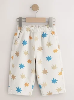 Broeken En Chino's*Next Meerkleurige sterrenprint - Wijde broek met elastische taille (3mnd-7jr)