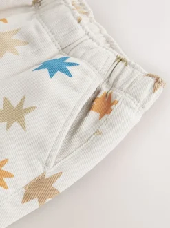 Broeken En Chino's*Next Meerkleurige sterrenprint - Wijde broek met elastische taille (3mnd-7jr)