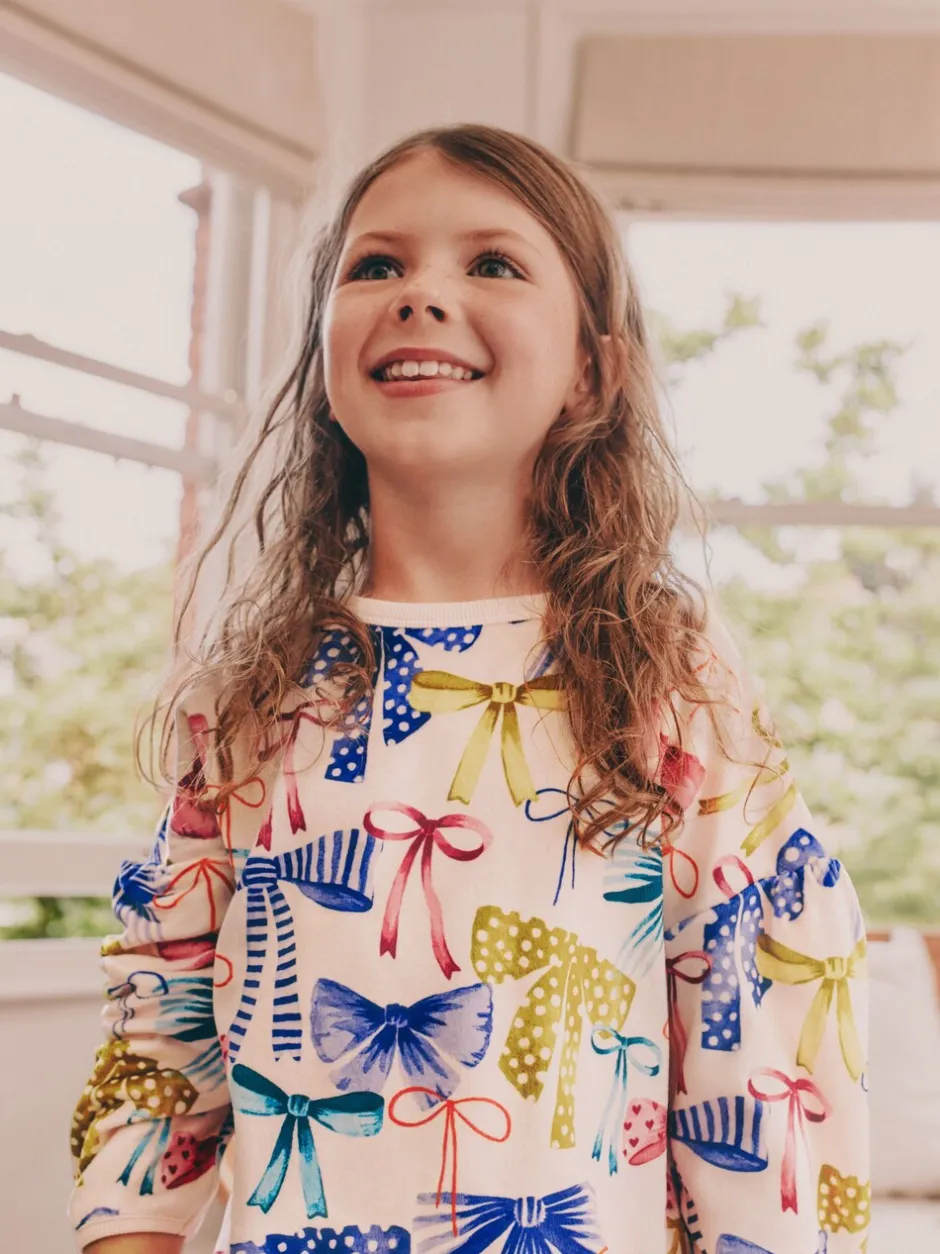 Nachtkleding En Pyjama's|Pyjama's|Next Meerkleurige Strik Print - Behaaglijke fleece pyjama (9 mnd-16 jr)