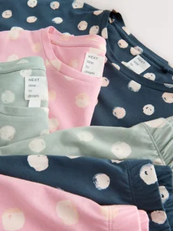 Pyjama's|Loungewear*Next Met stippen - Long Sleeve Pyjamas 3 Pack