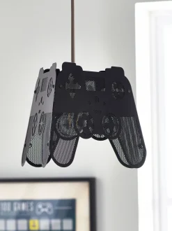 Lampenkappen|Verlichting*Next Metalen gemakkelijk te monteren lampenkap met gamecontroller