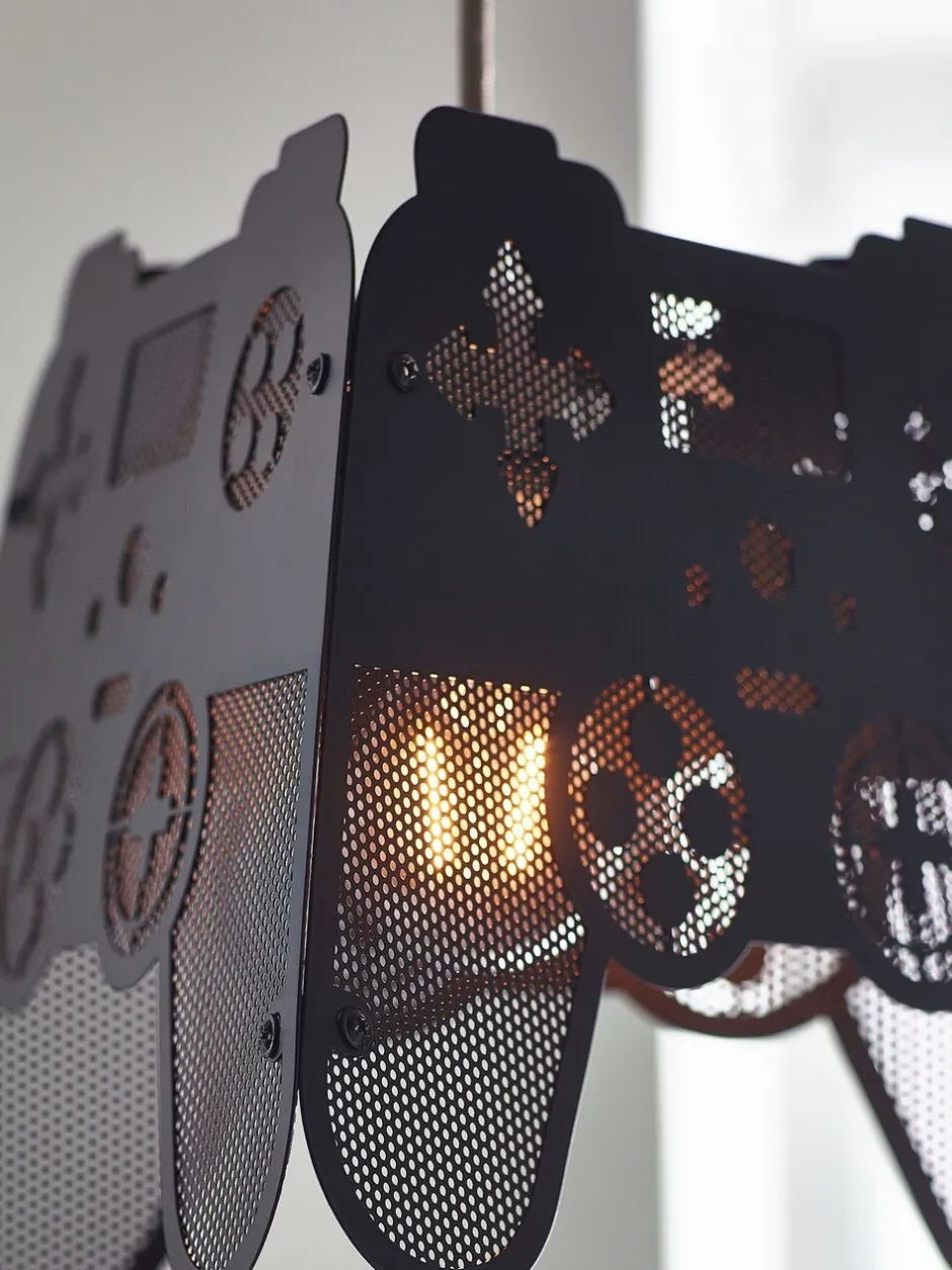 Lampenkappen|Verlichting*Next Metalen gemakkelijk te monteren lampenkap met gamecontroller