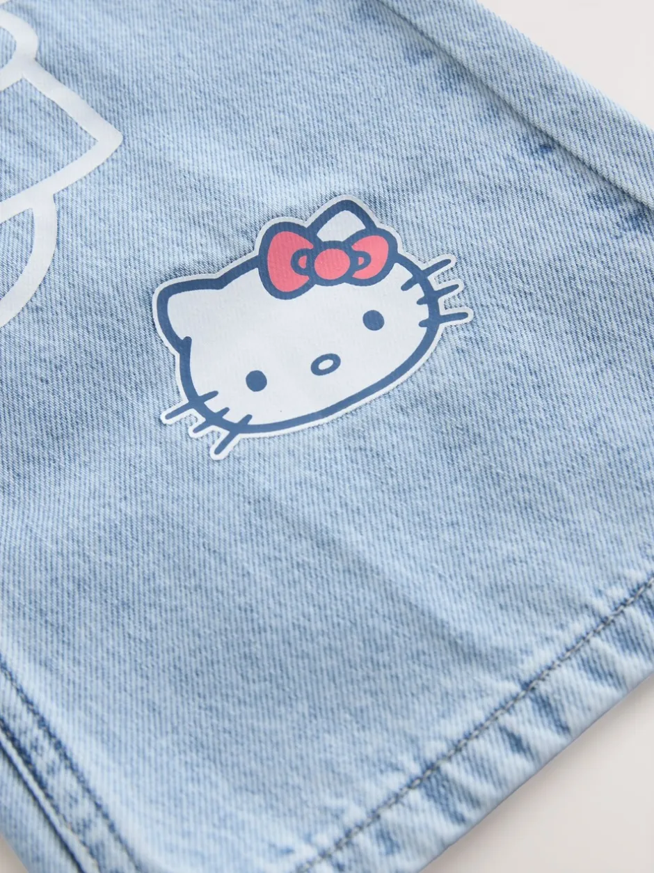 Jeans*Next Mid wash - Hello Kitty Wide Leg Jeans (3-16yrs)